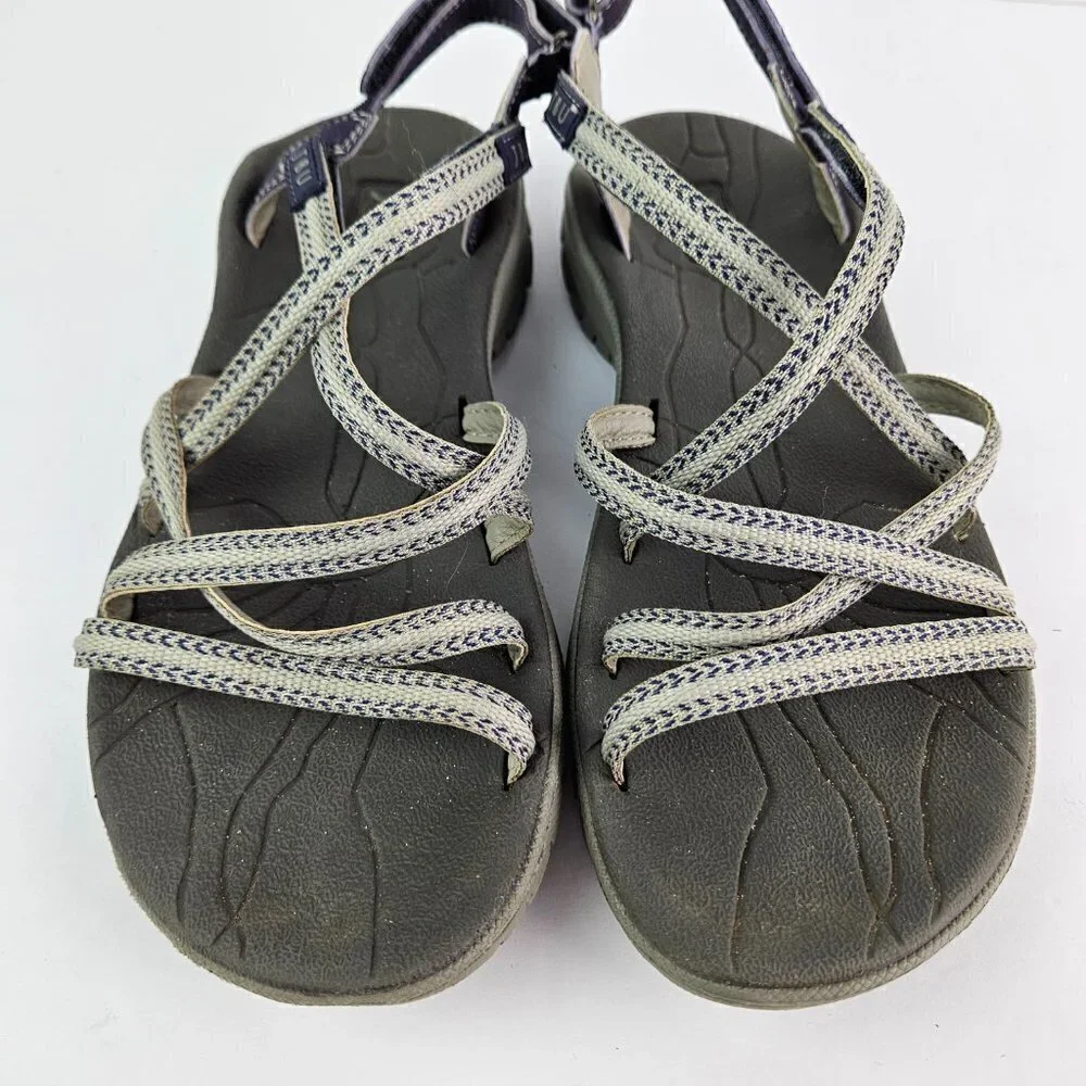 JBU by Jambu Adventure On Hypergrip Gray Adjustable Strap River Sandal 8